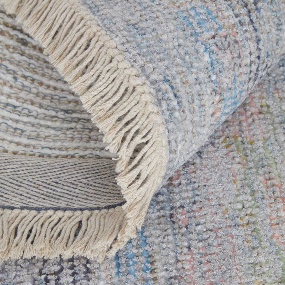 Feizy Caldwell 5&#39; x 7&#39;6&quot; Blue and Multicolor Area Rug, , large