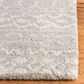 Safavieh Micro-Loop 10" x 14" Aqua and Ivory Area Rug, , large