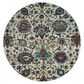 Oriental Weavers Andorra 7"10" Round Stone Area Rug, , large
