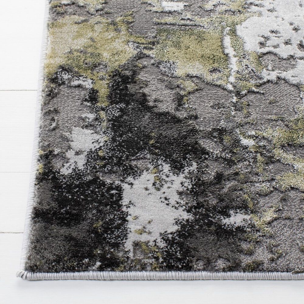 Safavieh Craft CFT820Y 5&#39;3&quot; x 7&#39;6&quot; Grey and Green Area Rug, , large