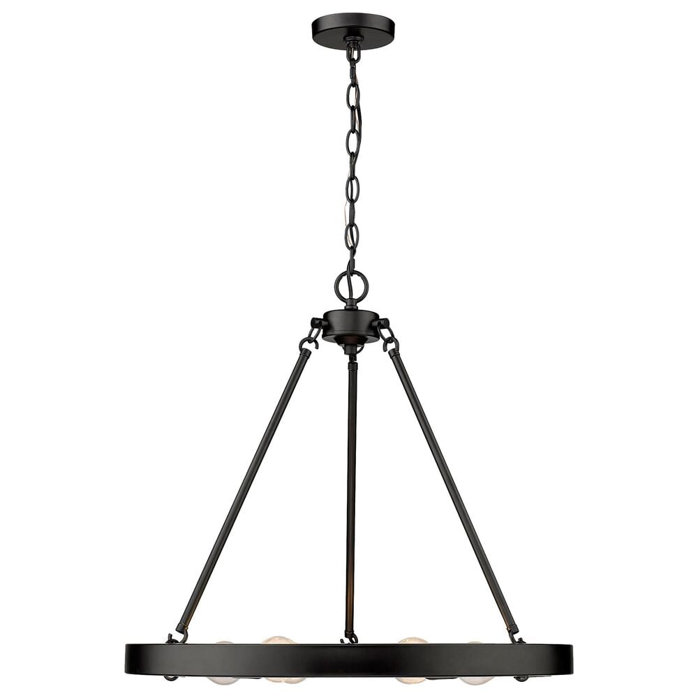Golden Lighting Castile 6-Light Chandelier in Matte Black, , large
