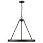 Golden Lighting Castile 6-Light Chandelier in Matte Black, , large