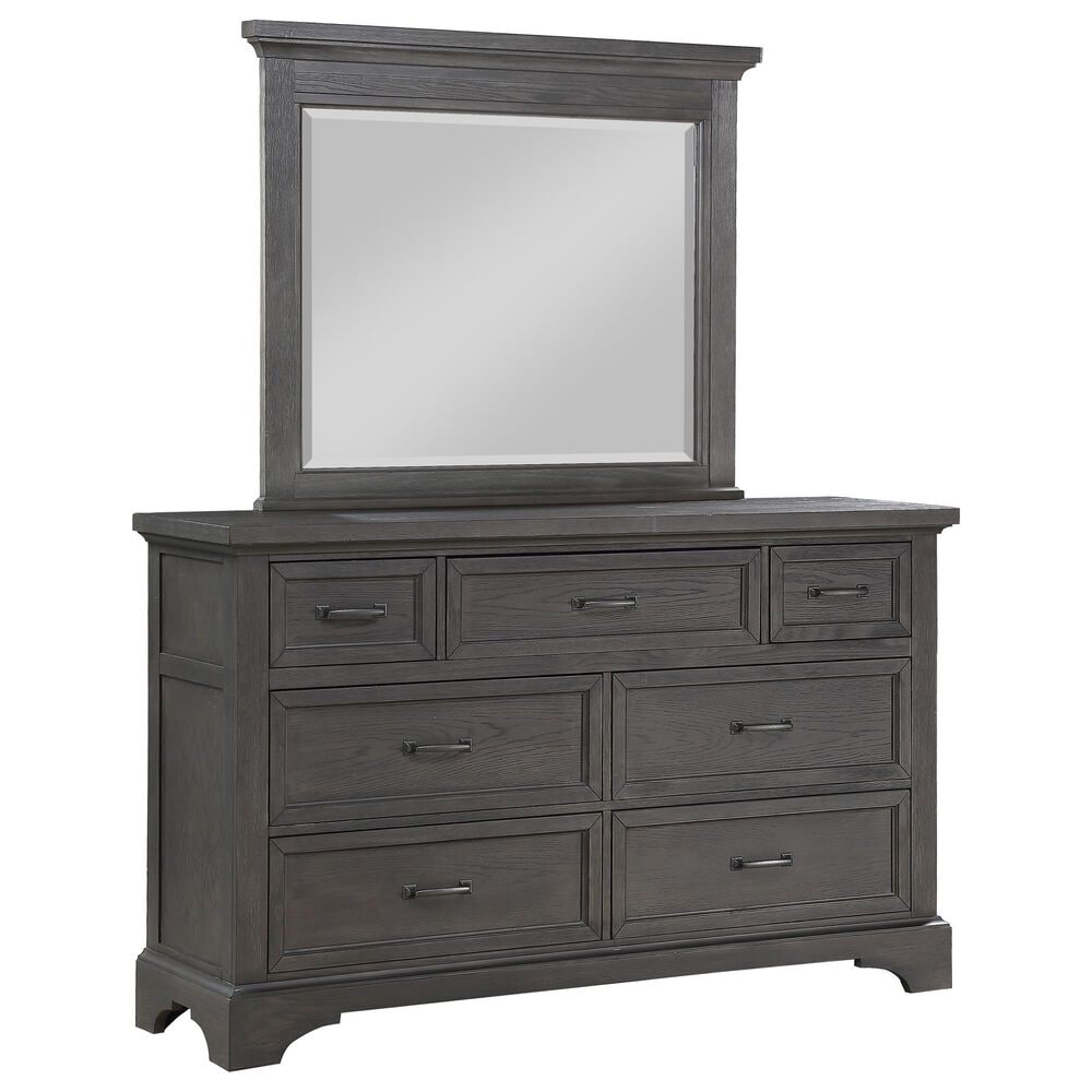 Davis International Prescott 5 Piece King Storage Bedroom Set in Gray Oak, , large