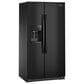 Whirlpool 20.85 Cu. Ft. Counter Depth Freestanding Side by Side Refrigerator in Black, , large
