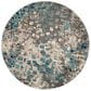 Safavieh Monaco MNC225E-5R 5" Round Grey/Light Blue Round Area Rug, , large