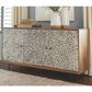 Signature Design by Ashley Kerrings Accent Cabinet in Natural, Black and Ivory, , large