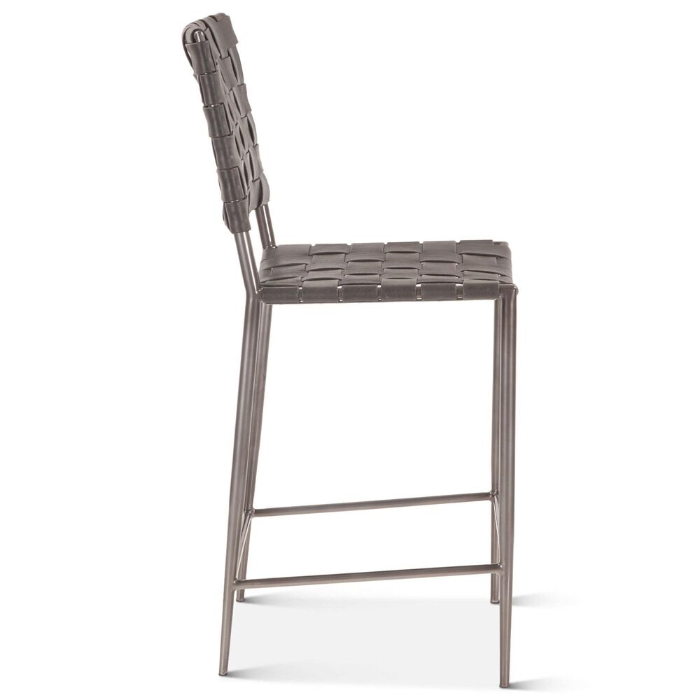Home Trends &amp; Design Copenhagen Counter Stool in Pewter, , large