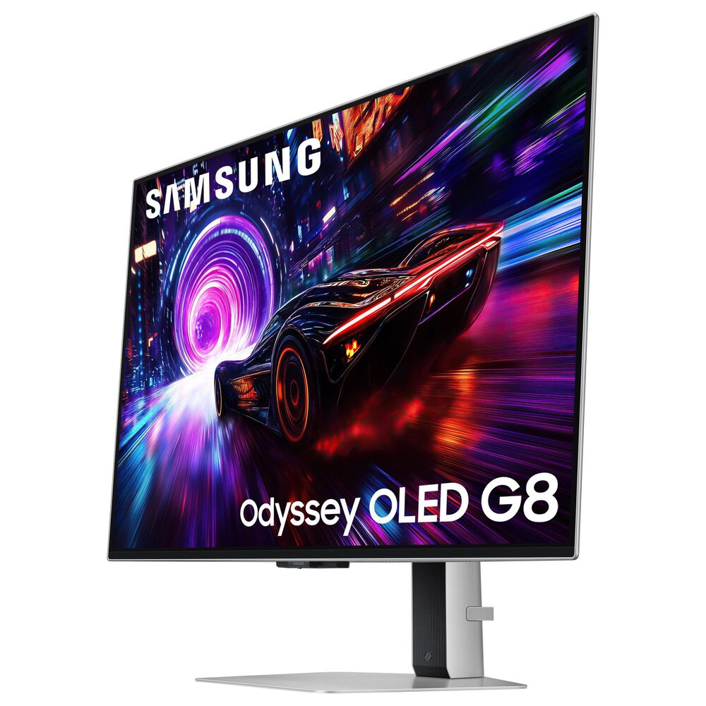 Samsung 32&quot; Odyssey OLED G8 G81SF UHD 4K 240Hz Gaming Monitor in Silver, , large