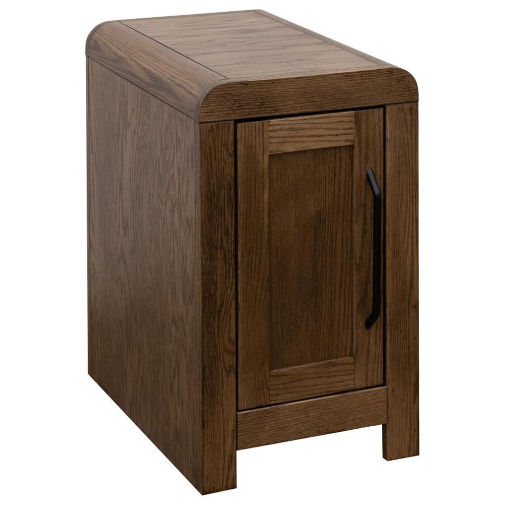 Legends Home Haven Chairside Table in Bourbon Oak, , large
