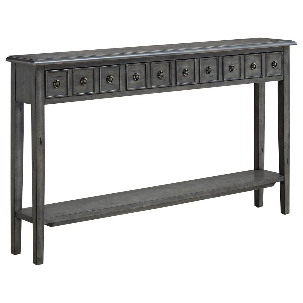 Parkerville Furniture Line Sadie Gray Console Table in Grey Nebraska Furniture Mart