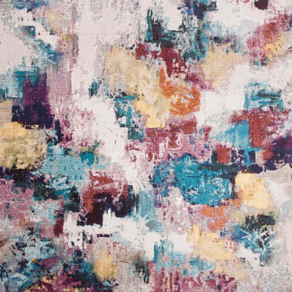 Safavieh Aria 2&#39; x 8&#39; Grey and Wine Runner, , large