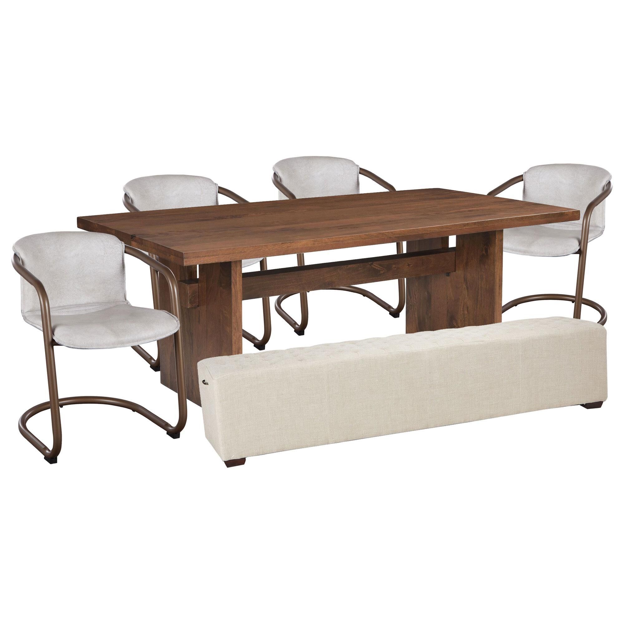 Cosmopolitan 6 piece sales dining set with bench