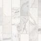Shaw Eterna Veneto Volokas 2" x 4" on 12" x 12.5" Natural Stone Mosaic Sheet, , large