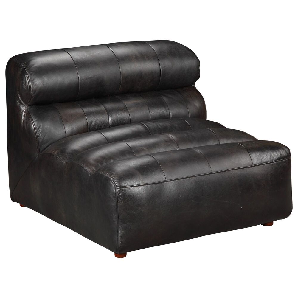 Moe's Home Collection Ramsay Slipper Chair in Antique Black, , large