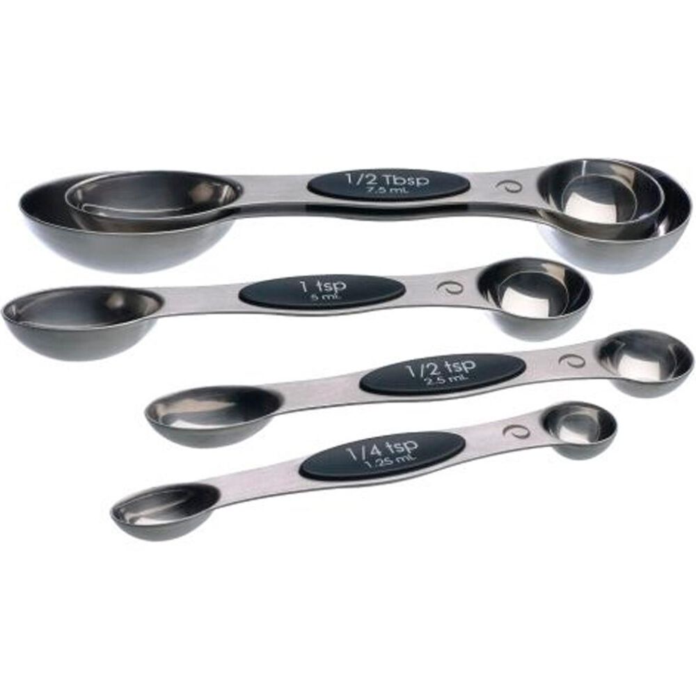 Progressive Stainless Steel Magnetic Measuring Spoons, , large