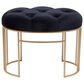Maple and Jade 24" Velvet Bench in Black, , large