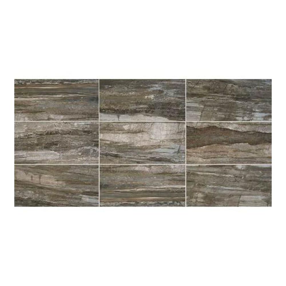 Dal-Tile River Marble Smoky River 12" x 24" Polished Porcelain Tile, , large