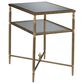 Ashley Cloverty 3-Piece Occasional Table Set in Aged Gold and Clear, , large