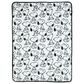 Lambs and Ivy Classic Snoopy Minky and Sherpa Baby Blanket in White and Black, , large