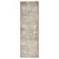 Nourison Rush 2"3" x 7"3" Ivory and Taupe Runner, , large