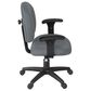 Regency Global Sourcing Comfort Series Swivel Computer Task Chair with Adjustable Arms in Grey, , large