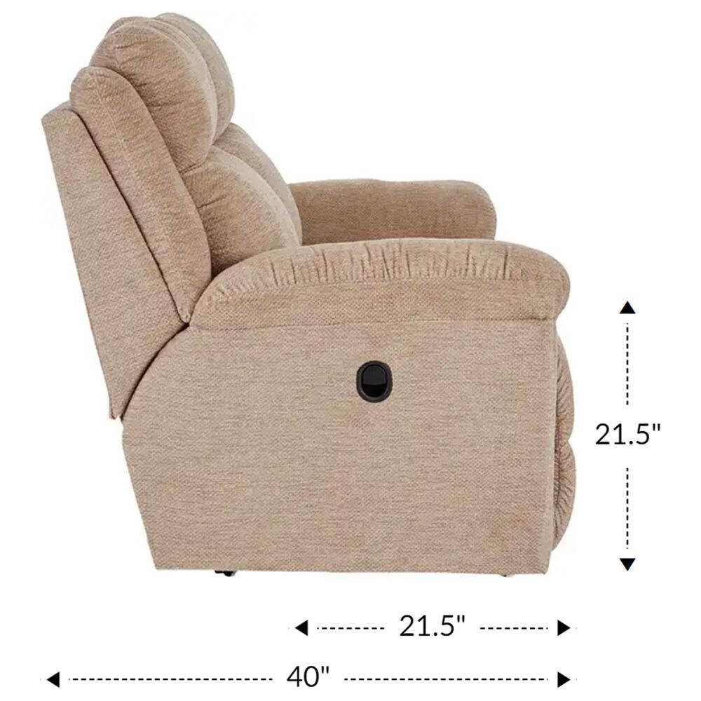 La-Z-Boy Joel Reclining Manual Loveseat in Oyster, , large