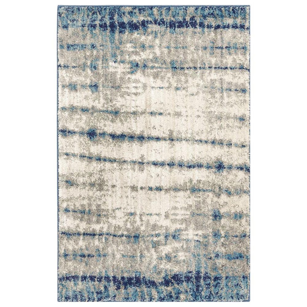 Scott Living Expressions Shibori 91670-50102 9"6" x 12"11" Indigo Area Rug, , large