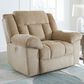 Ashley Tip-Off Power Recliner with Adjustable Headrest in Wheat, , large