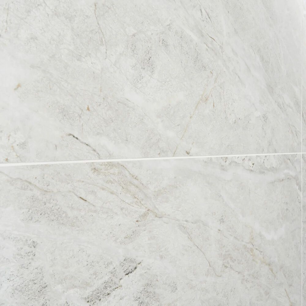 Soho Studio Monarx Ivory White 24" x 48" Satin Porcelain Tile, , large