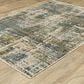 Oriental Weavers Hayden 7"10" x 10"10" Blue and Gold Area Rug, , large