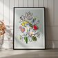 HOMLUX 24" x 18" Floral Bouquet Canvas Art in Multicolor, , large