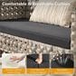 HOMLUX 4-Piece Patio Conversation Set in Black, , large