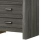 Crown Mark Valor 2-Drawer Nightstand in Grey, , large