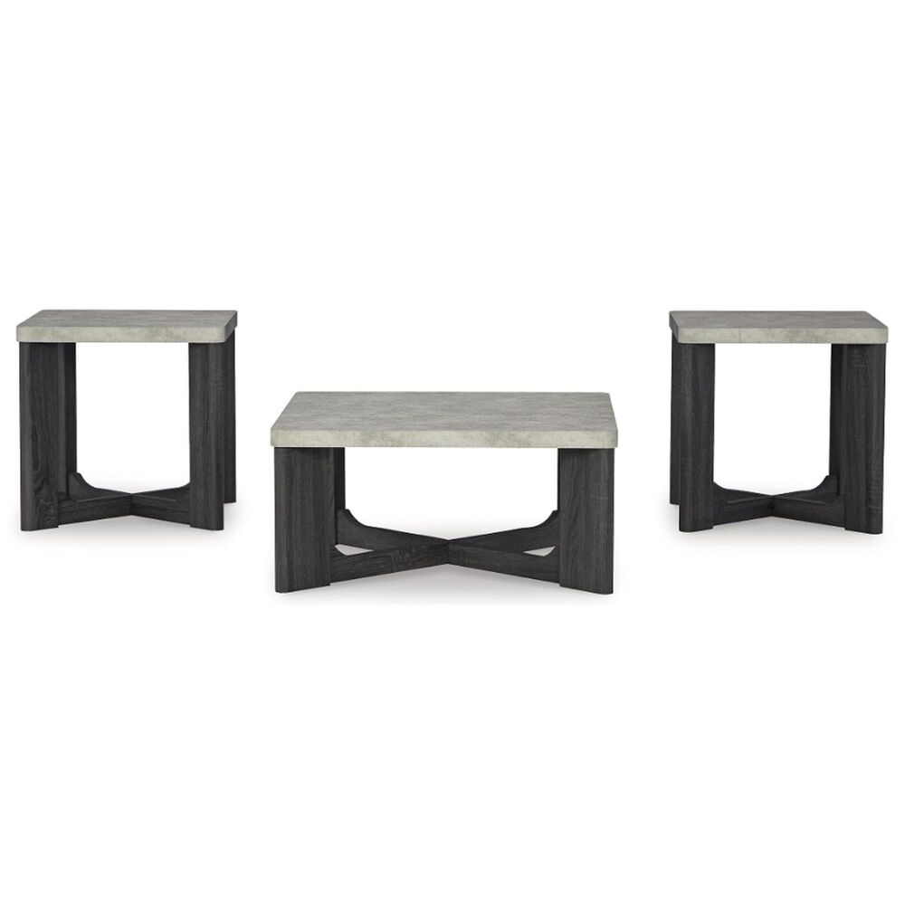 Titanic Furniture Isabella 3-Piece Table Set in Gray, , large