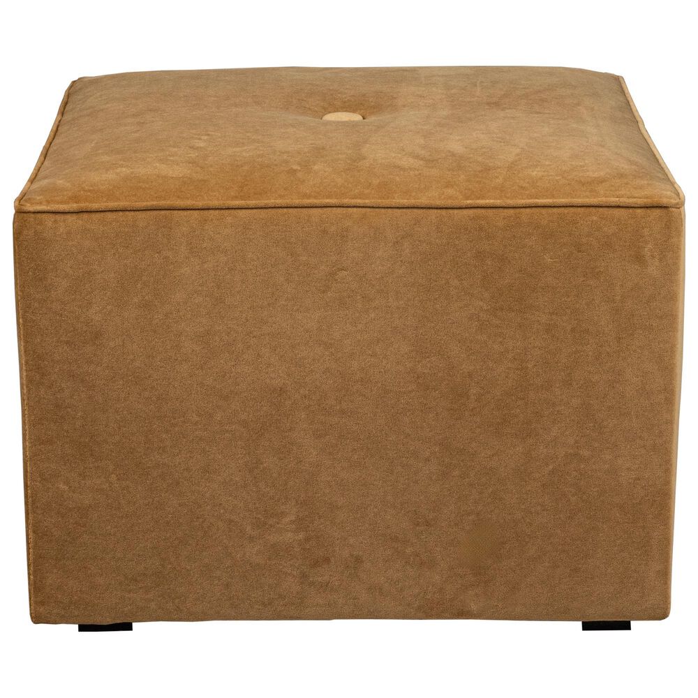 Huntington House Ottoman in Gold, , large