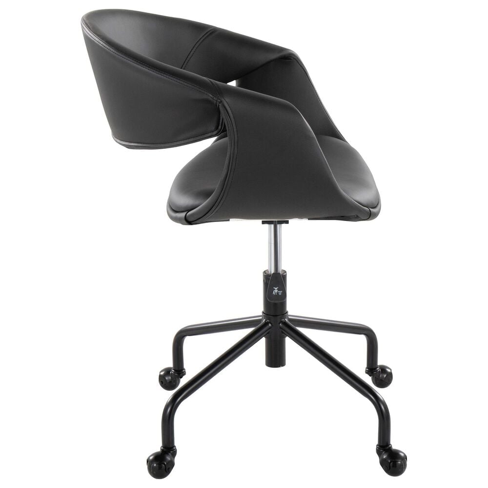 Lumisource Curvo Task Chair in Black, , large