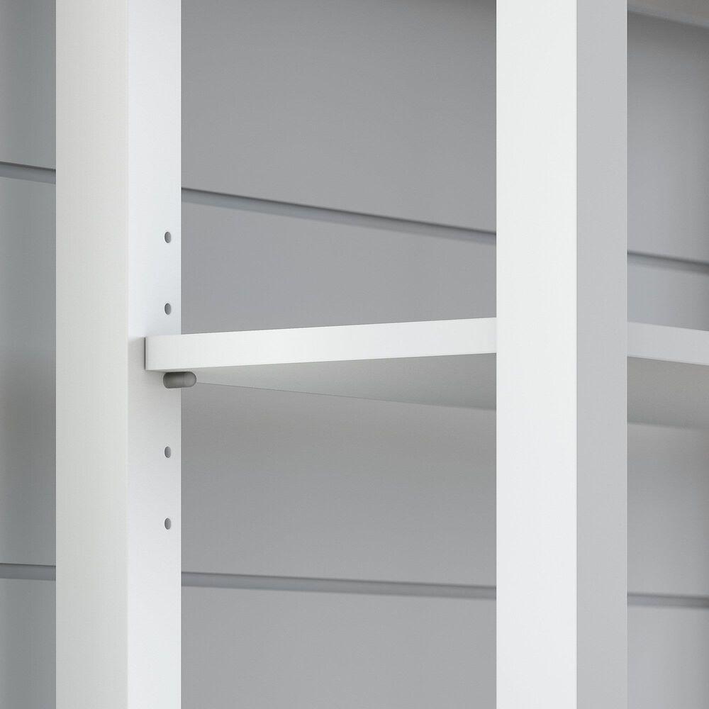 Bush Mayfield Bookcase in Shiplap Gray Nebraska Furniture Mart