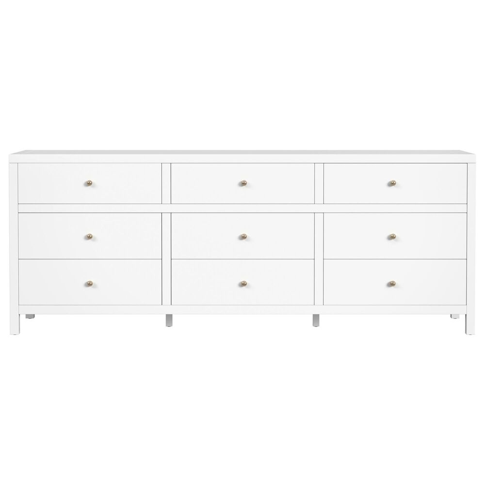 Butler Specialty Company Nora 9-Drawer Dresser in Smooth White, , large