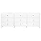 Butler Specialty Company Nora 9-Drawer Dresser in Smooth White, , large