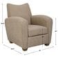 Uttermost Teddy Accent Chair in Latte, , large