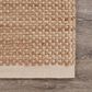 L&R Resources Natural Fiber 03386 Natural 5" x 7"9" Area Rug, , large