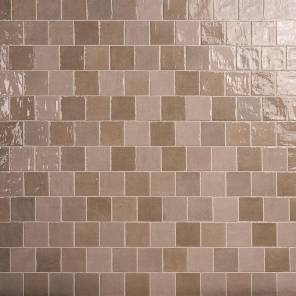 Soho Studio Serena Taupe 4&quot; x 4&quot; Ceramic Tile, , large