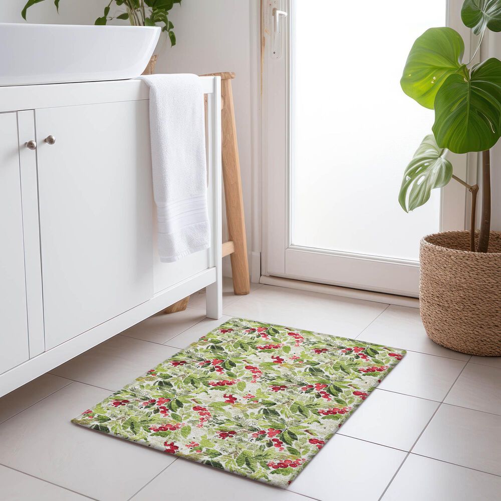 Dalyn Rug Company Wonderland WN24 1&#39;8&quot; x 2&#39;6&quot; Aloe Indoor/Outdoor Area Rug, , large