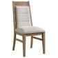 Hawthorne Furniture Landmark Upholstered Side Chair w/Webbed Seat in Weathered Oak, , large