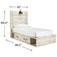 Ashley Cambeck Twin Single Storage Bed in Whitewash, , large