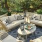 Ashley Swiss Valley Outdoor End Table in Beige, , large