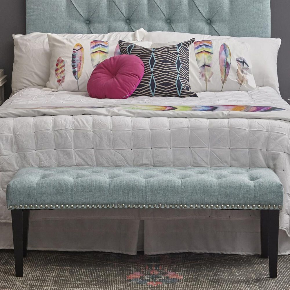 Accentric Approach Accentric Accents Benton Bed Bench in Blue, , large