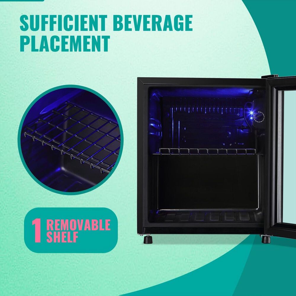 HOMLUX 1.7 Cu. Ft. Beverage Center in Black, , large