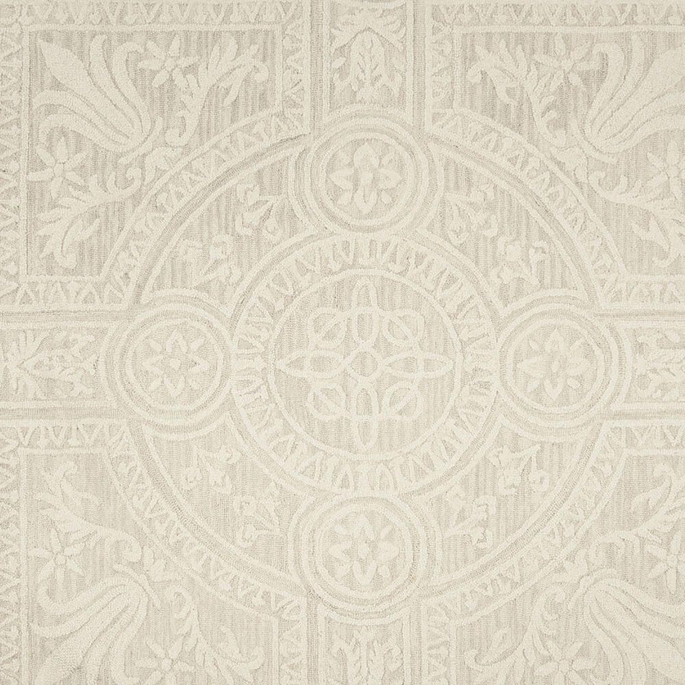 Safavieh Blossom BLM109F  2&#39;3&quot; x 8&#39; Light Gray and Ivory Runner Rug, , large
