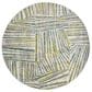 Safavieh Skyler SKY191G 6"7" Round Grey and Green Area Rug, , large